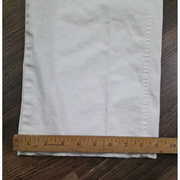 Forever 21 Women's white Wide Leg Carpenter Pants Size 27 clean girl utitlity - Picture 5 of 6